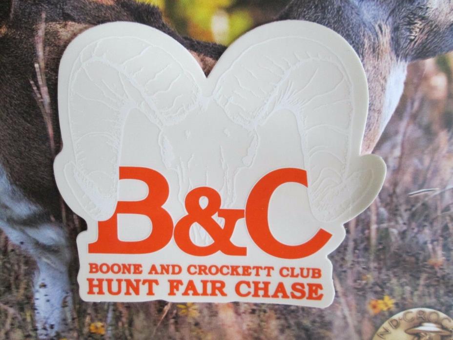Boone & Crockett Club Fair Chase Decal