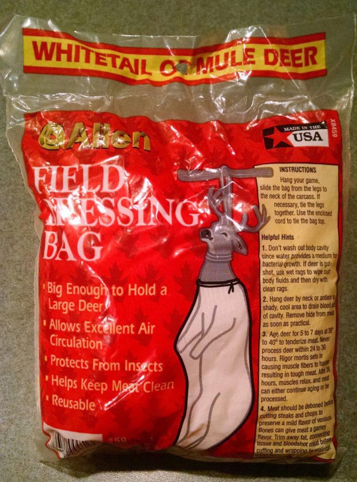 Allen Field Dressing Bag #59 - Large Whitetail or Mule Deer NEW unopened