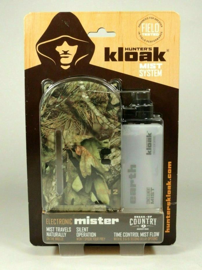 NEW Hunter's Kloak Mist System Mister w Earth Scent Cover