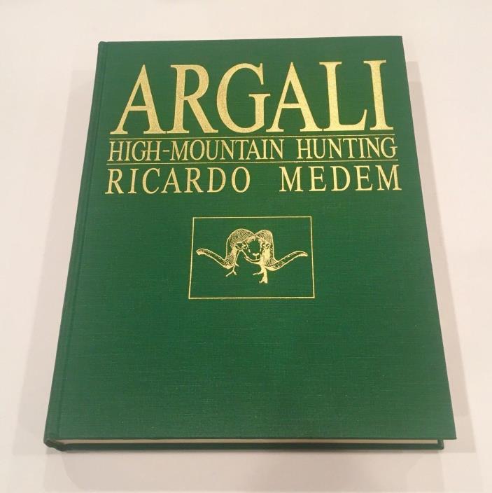 RICARDO MEDEM SIGNED LIMITED SAFARI PRESS 1994 ARGALI HIGH-MOUNTAIN HUNTING