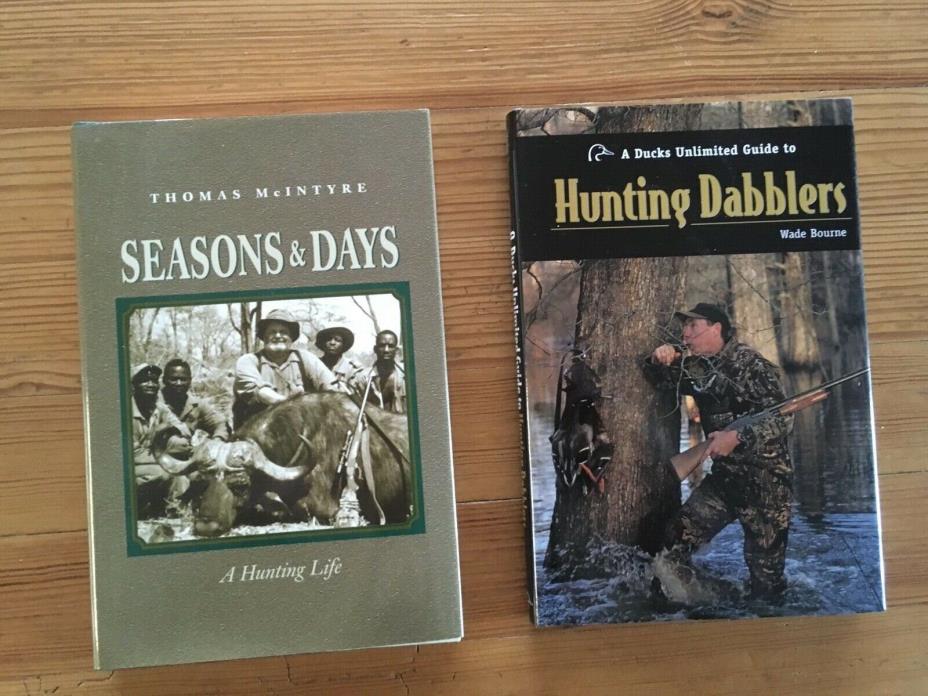 Hunting Book Lot Duck Hunting Thomas Mcintyre Game Hunting Ducks Unlimited