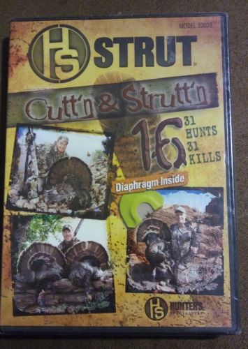 Hunter's Specialties Cutt'n & Strutt'n 16 DVD Diaphragm Call 31 Hunts 20039 NIP