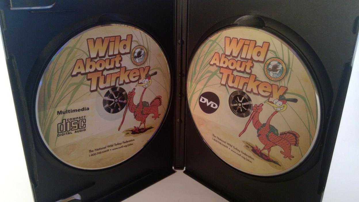 Wild About Turkey NWTF Multimedia CD/CD-ROM / DVD 2 Disc Set Learn about Turkeys