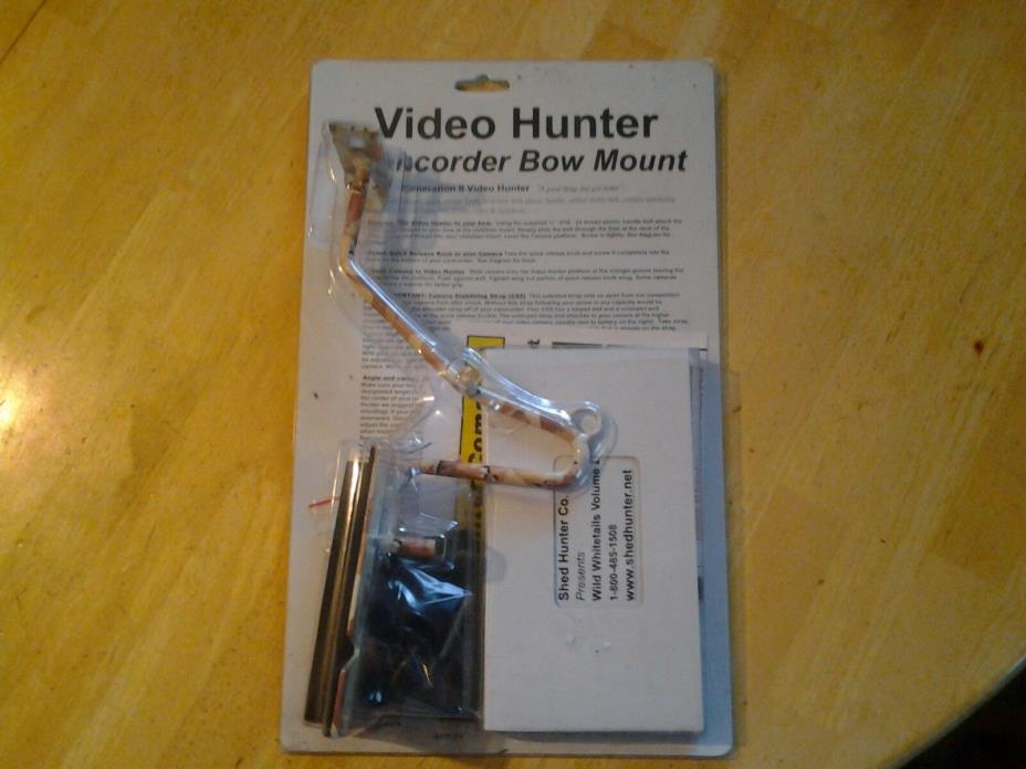 New in Package, VINTAGE Video Hunter Camcorder Bow Mount, Excellent Buy