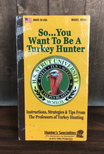 HS Strut University Turkey Hunter VHS Volume 1 Model #20055 Sportsman Training