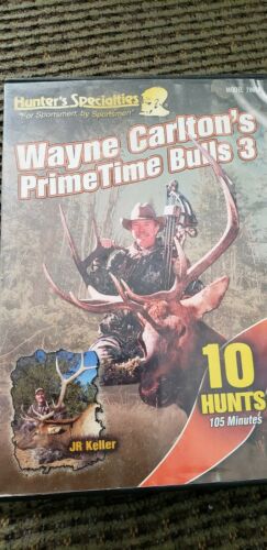 Wayne Carlton's PrimeTime Bulls 3 DVD..10 Hunts 105 min..Free Shipping