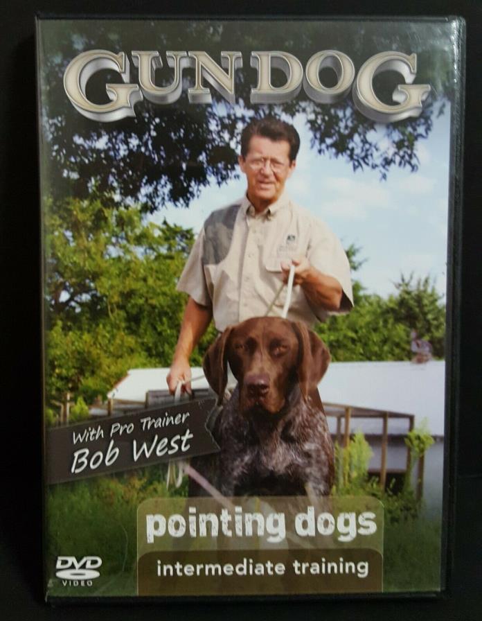 GUNDOG Intermediate Training POINTING DOGS DVD with Bob West PRO TRAINER VIDEO