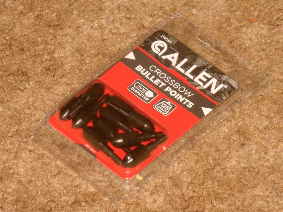 NEW Allen Crossbow Bullet Points - 11/32 inch Diameter - 125 grain
