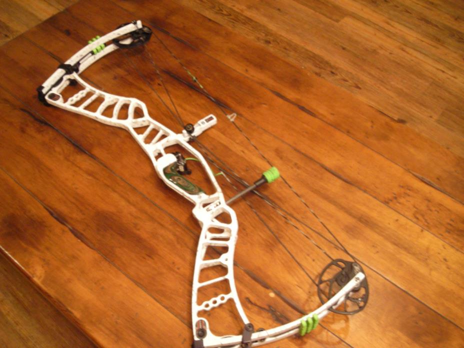 RARE Custom RH Hoyt Nitrum 34 28'' 60# Hunting Compound Bow With QAD HDX Rest