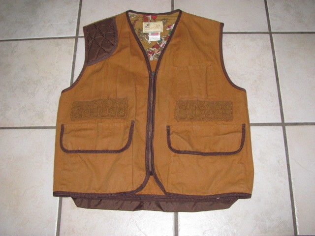 American Field Sportswear hunting bird pheasant vest game pocket MINT COND Large