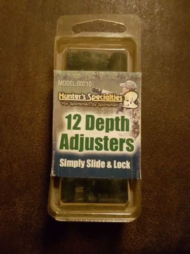 12 HS Hunter's Specialties Duck Decoy Cord Anchor Depth Adjusters, Slide & Lock