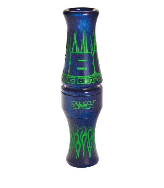 ZINK CALLS NBG NOTHING BUT GREEN SINGLE REED DUCK CALL BLUEBERRY SWIRL NEW