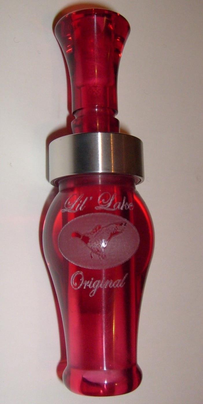 Duck Call - Lil' Lake Original by Josh & Curtis Breland - Cranberry Red !!!!