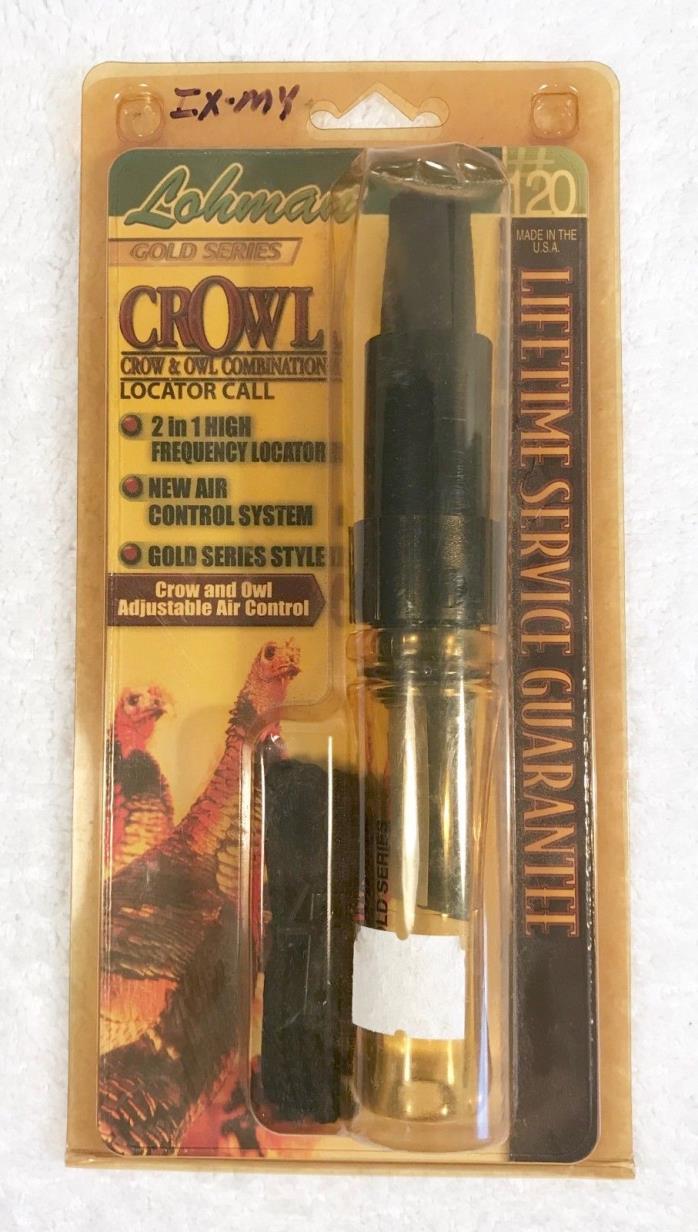 LOHMAN Gold Series Crowl Locator Call - Crow & Owl Combination Call - #120