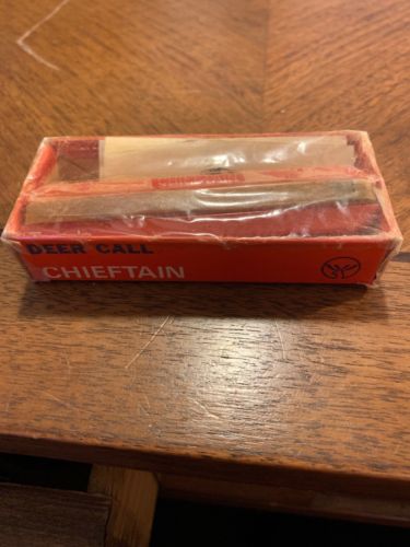 Vintage Chieftain Deer Call NOS No. 13 Stag & Chiefton Products