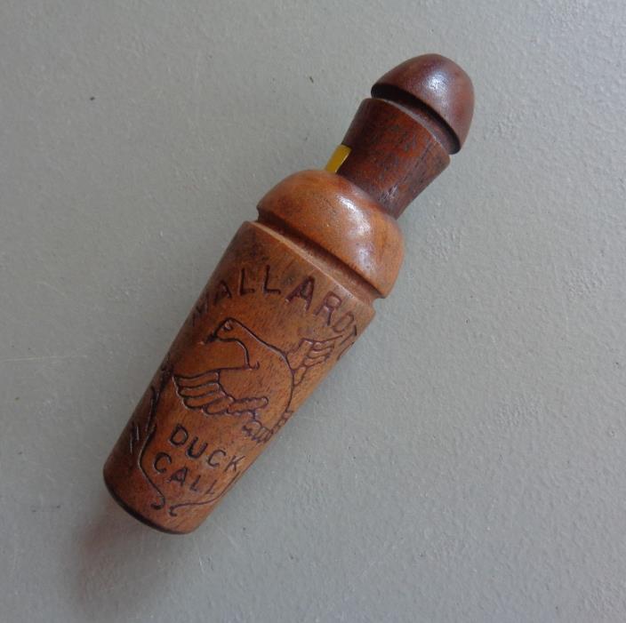 Vintage Mallardtone Wood Duck Call Yellow Band Pre-owned Good Condition