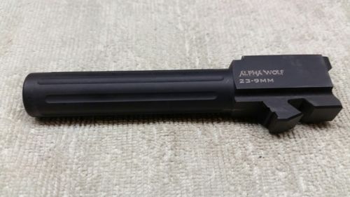 Glock 23 9mm Conversion Barrel -  G23 Barrel - Lightly used- Polymer80 Build P80