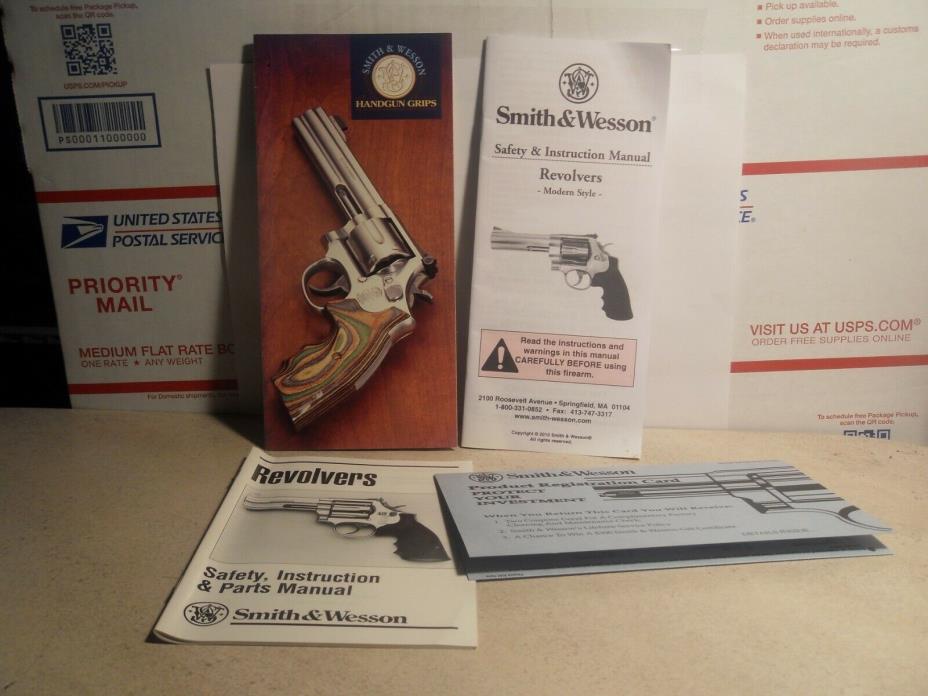 S & W Modern Style Revolver SAFETY & INSTRUCTION Manual