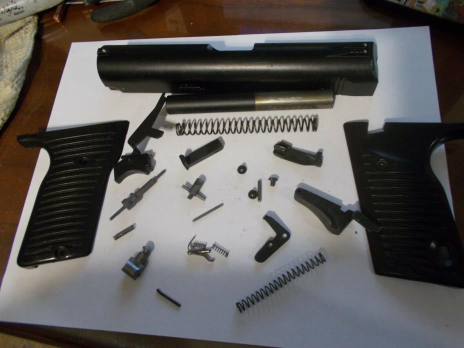 lorcin l9 9mm parts kit complete as pictured slide grips barrel internals
