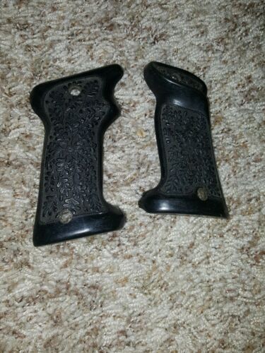 VINTAGE POINTER THUMB REST TARGET GRIPS FOR COLT MATCH 1911 45 & ACE GRIP STOCK