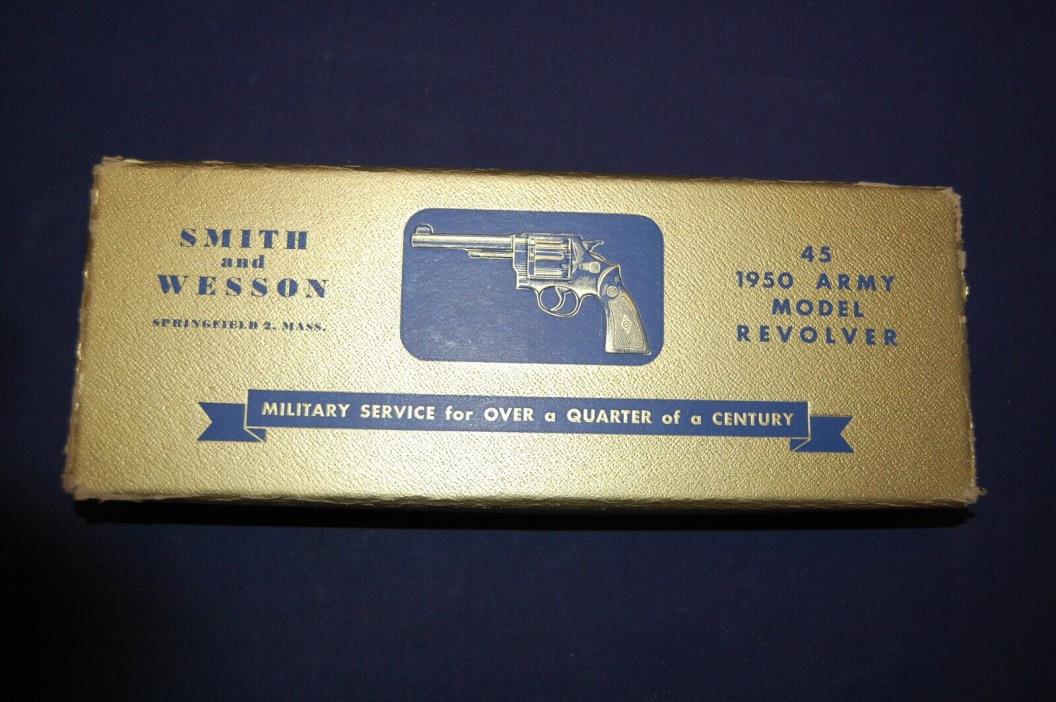 SMITH & WESSON PRE-MODEL 22 45 1950 ARMY  REVOLVER BOX