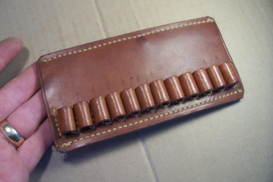 George Lawrence 15  38 Cartridge Carrier Brown Leather  38/357