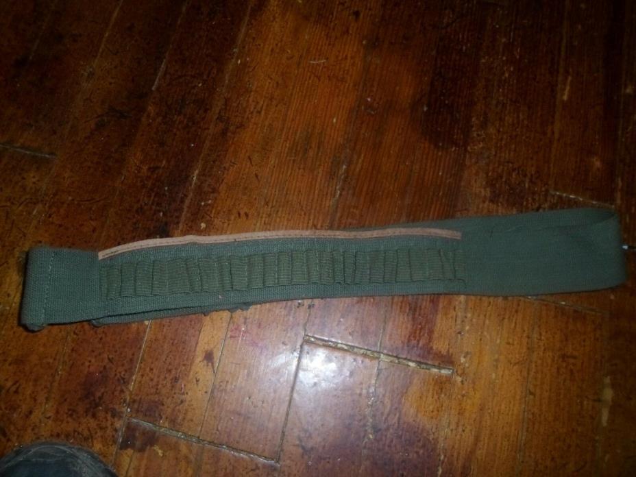 Vintage Canvas Ammo Belt Made in Japan