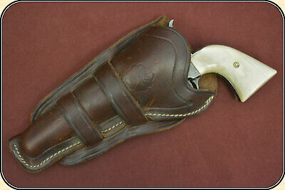 Left Hand - Double Loop Holster for 4 3/4 or 5 1/2 inch barrel for 1873 Colt