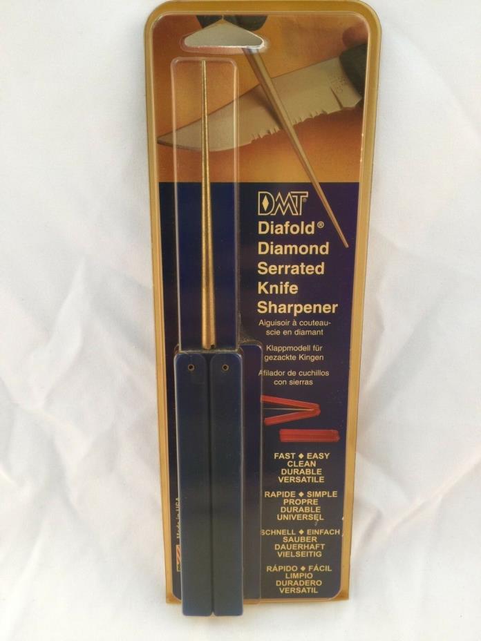 DMT DIAFOLD DIAMOND SERRATED KNIFE SHARPENER-MODEL FSKC-DIAMOND MACHINE TECH
