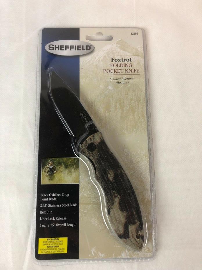 Sheffield Foxtrot Folding Pocket Knife 7.75