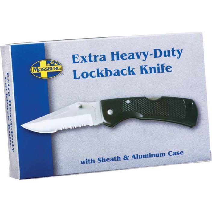 Mossberg Extra Heavy-Duty Lockback Knife in Aluminum Case