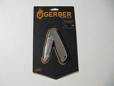 NEW GERBER ESSENTIALS AIR RANGER CLIP FOLDING KNIFE W/POCKET CLIP