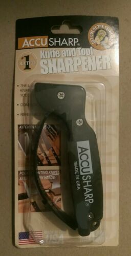 AccuSharp Knife and Tool Sharpener Olive Drab Green 008C Made in USA
