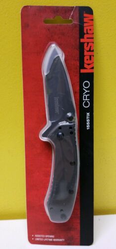 Kershaw 1555TIX CRYO Assisted Opening Steel Blade Knife.  New in packaging.