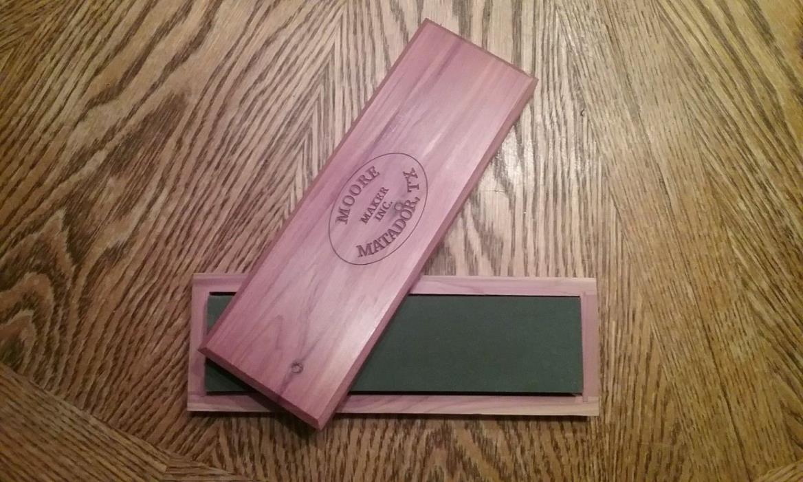 Moore Maker inc sharpening stone CEDAR BOX