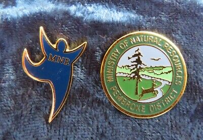 Pair of Pins From the Canadian Ministry of Natural Resources