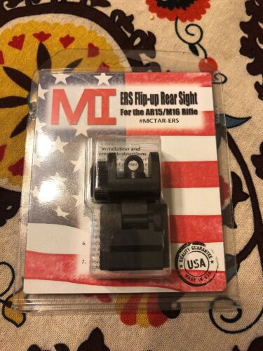 Midwest Industries 556 Rear Flip-Up Sight Fits Picatinny Rail - MCTAR-ERS