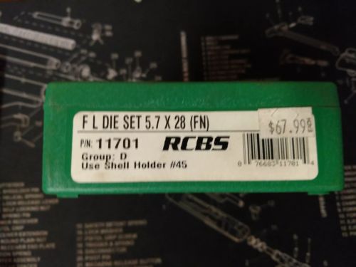 RCBS 2-Die Reloading Set 5.7x28mm FN 11701 Free Shipping