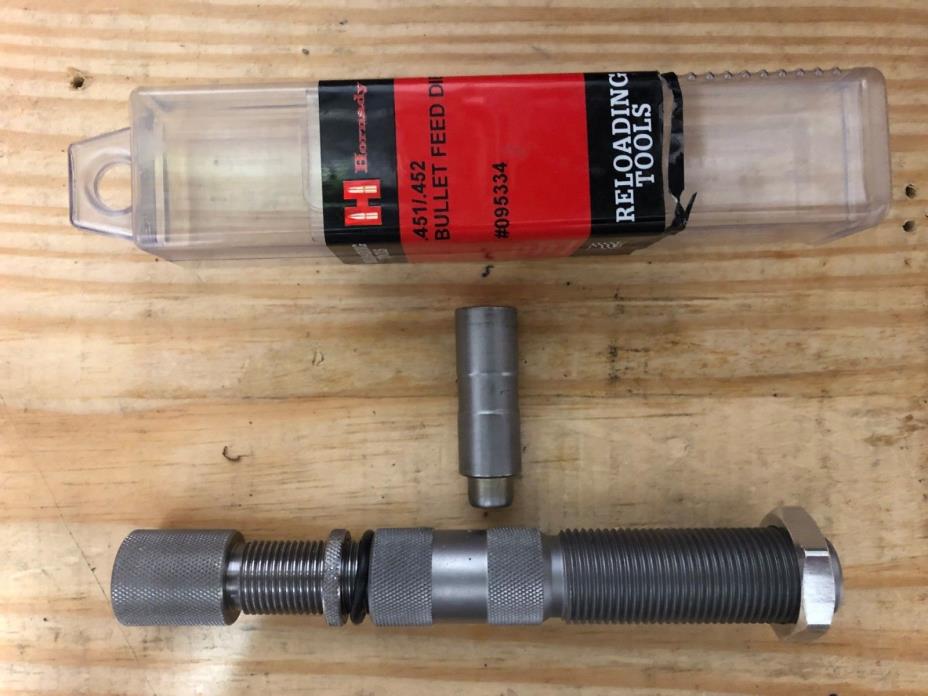 Hornady 95334 .45 Caliber Lock-N-Load Bullet Feeder Die Steel