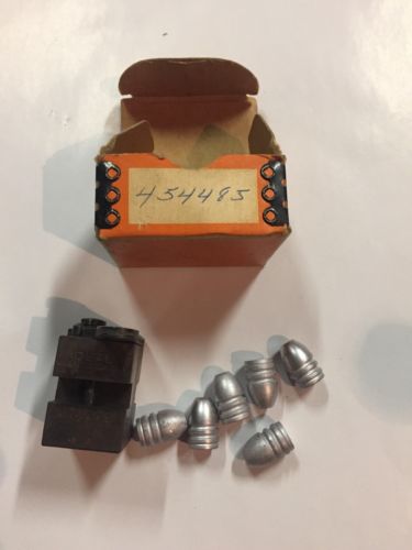 Ideal Lyman 454485 Single Cavity Mould Mold 250 Gr Gas Check Rare Box