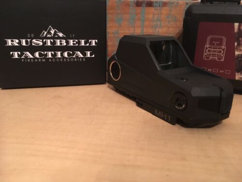 Rustbelt Tactical Motion Activation Black Holographic Red Dot Reflex Sight Scope