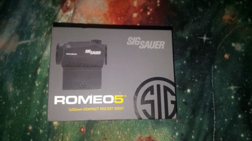 Sig Sauer Romeo5 Compact Red Dot (no lense cover) 1x20mm 2 MOA dot