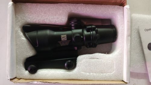 Trijicon Acog 4x32 Red Reticle ( chevron ^ ) Brand New