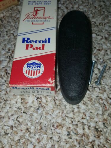 NOS Vintage Pachmayr White Line Recoil Pad 752B-M-8-LE-BL old english black