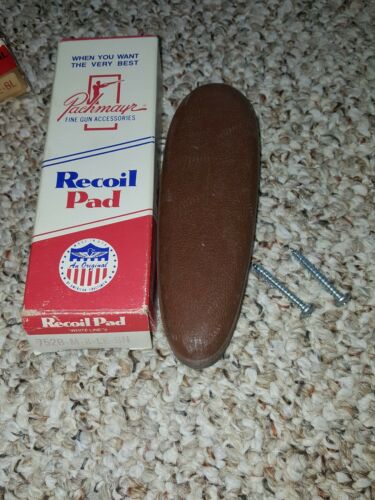 NOS Vintage Pachmayr White Line Recoil Pad 752B-M-8-LE-BN old english brown