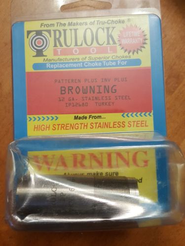 TruLock 12 Ga Tru-Choke Stainless Steel Choke Tube turkey Invector Plus Style