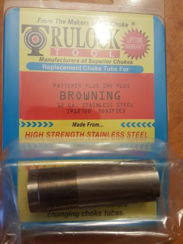 TruLock 12 Ga Stainless Steel Choke Tube Modified Invector Plus ip12720