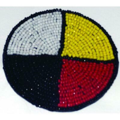 Beaded Rosette - Native American Style Craft Accesory