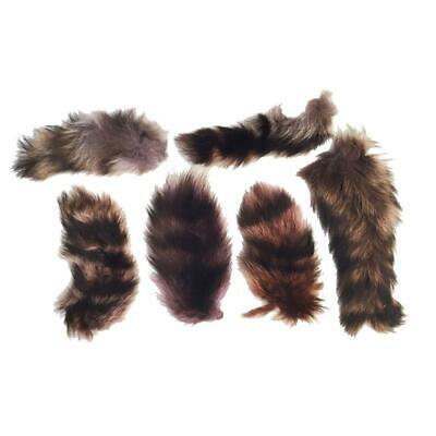 Authentic Raccoon Tails - Genuine Fur Tails for Crafts and Costumes