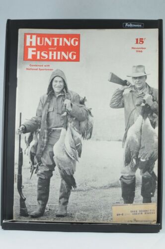 Hunting and Fishing November 1946 VTG Antique Magazine